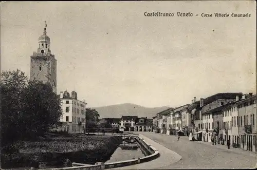 Ak Castelfranco Veneto, Corso Vittorio Emanuele