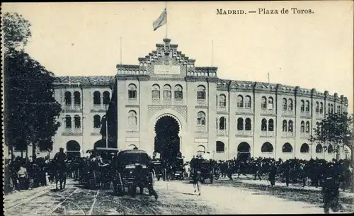 Ak Madrid Spanien, Plaza de Toros