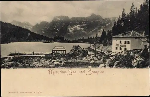 Ak Lago di Misurina Misurinasee Cortina d'Ampezzo Veneto, Sorapiss, Hotel