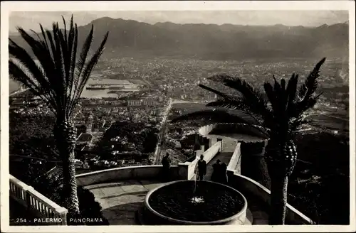 Ak Palermo Sizilien Sicilia Italien, Panorama