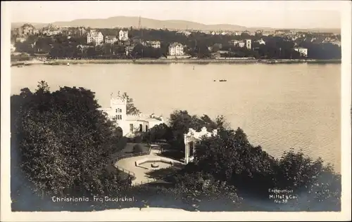 Ak Christiania Oslo Norwegen, Panorama