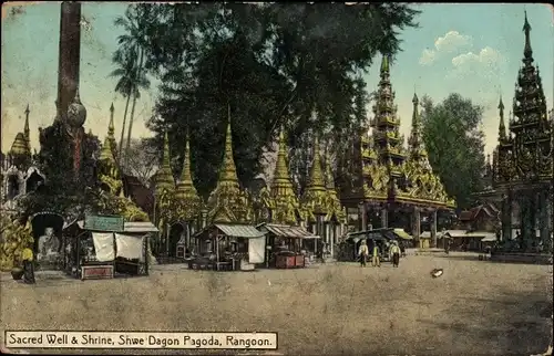Ak Rangun Rangoon Myanmar, Shwedagon Pagoda