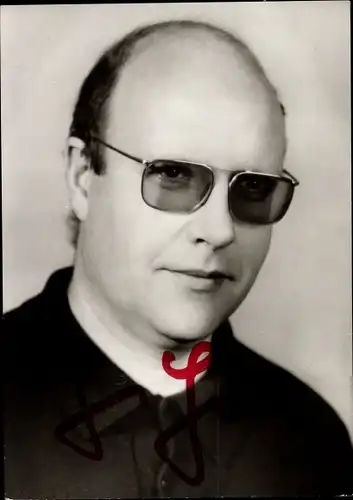 Ak Schauspieler Gert Haucke, Autogramm