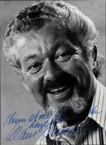 Ak Schauspieler Klaus Havenstein, Autogramm