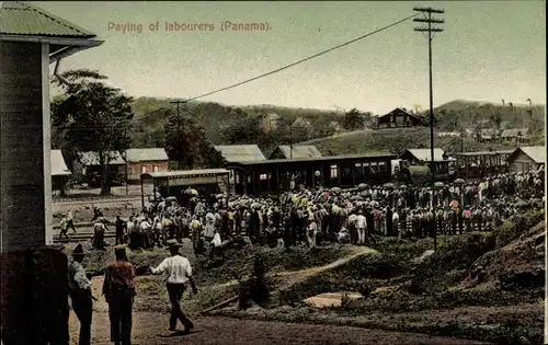 Ak Panama, Paving of labourers