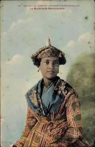 Ak Martinique, La Mulâtresse Martiniquaise