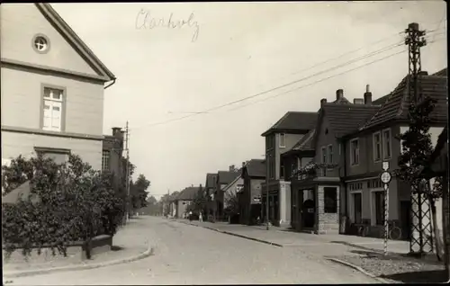 Foto Ak Clarholz in Westfalen, Harsewinkeler Straße, Geschäft