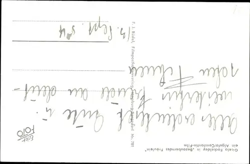 Ak Schauspielerin Gisela Fackeldey, Regenschirm, Autogramm