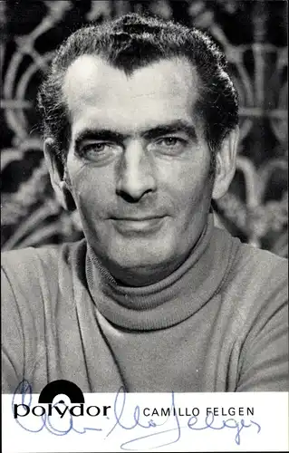 Ak Sänger Camillo Felgen, Portrait