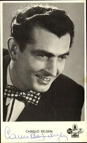 Ak Sänger Camillo Felgen, Portrait