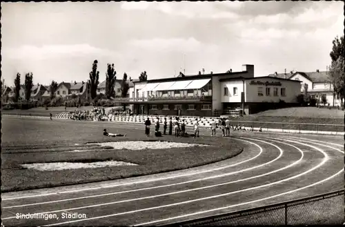 Ak Sindelfingen in Württemberg, Partie im Stadion, Gaststätte