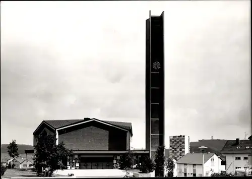 Foto Rotbühl Sindelfingen in Württemberg, Partie an der Kirche, 1964