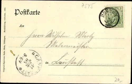 Ak Höfen an der Enz Schwarzwald, Gasthaus zum Ochsen, Dependance, Totalansicht