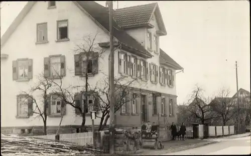 Foto Ak Sulzbach an der Murr, Partie an einem Wohnhaus