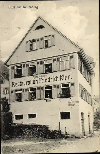 Ak Neuenbürg an der Enz Schwarzwald, Restauration Friedrich Kirn