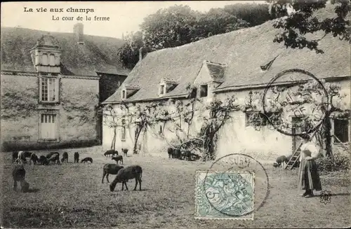 Ak La vie aux Champs, La cour de la ferme