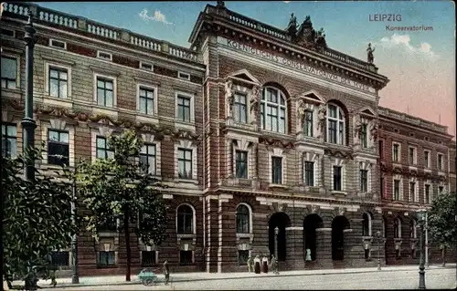 Ak Leipzig in Sachsen, Konservatorium