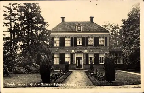 Ak Frederiksoord Drenthe, G. A. v. Swieten Tuinbouwschool