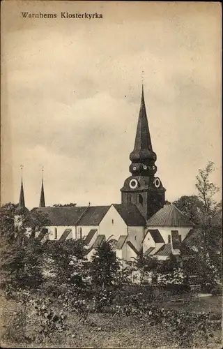 Ak Varnhem Schweden, Warnhem, Klosterkyrka