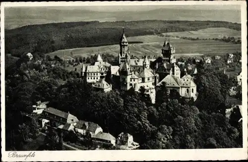 Ak Braunfels an der Lahn, Blick auf das Schloss