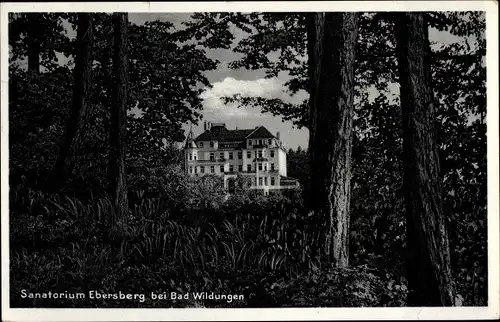 Ak Wenzigerode im Kellerwald, Sanatorium Ebersberg