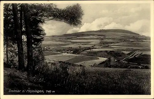 Ak Kühndorf in Thüringen, Großer Dolmar, Panorama