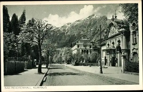 Ak Bad Reichenhall in Oberbayern, Kurhaus, Kaffee Floral, Hochstaufen