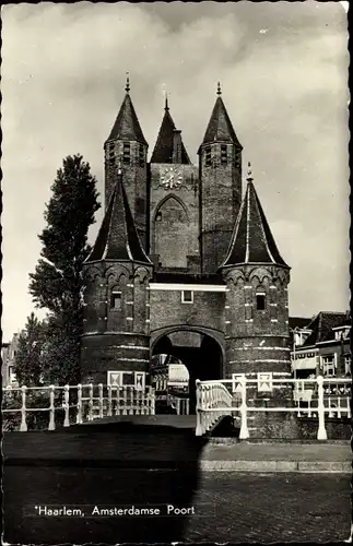 Ak Haarlem Nordholland Niederlande, Amsterdamse Poort