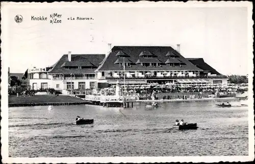 Ak Knokke Heist Heyst Knocke sur Mer Westflandern, La Reserve