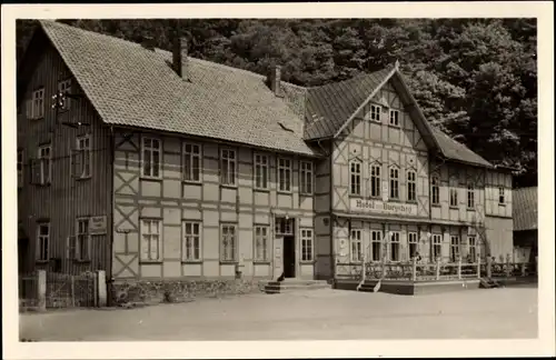 Ak Stiege Oberharz am Brocken, Hotel zum Burgstieg, FDGB-Vertragsheim