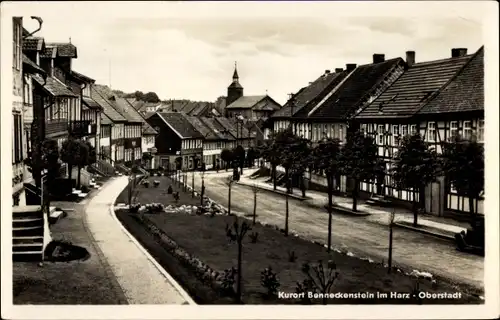 Ak Benneckenstein Oberharz am Brocken, Partie der Oberstadt