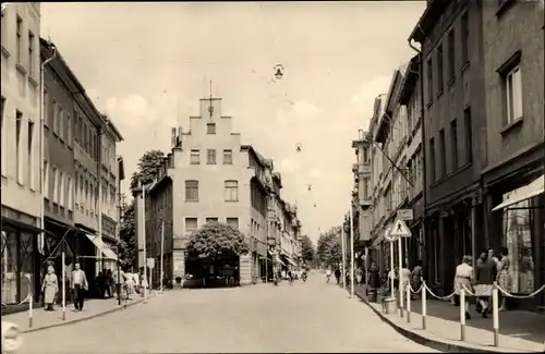 Ak Apolda in Thüringen, Bahnhofstraße, Geschäfte