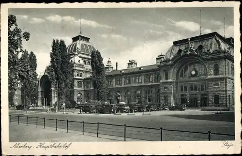 Ak Nürnberg in Mittelfranken, Hauptbahnhof