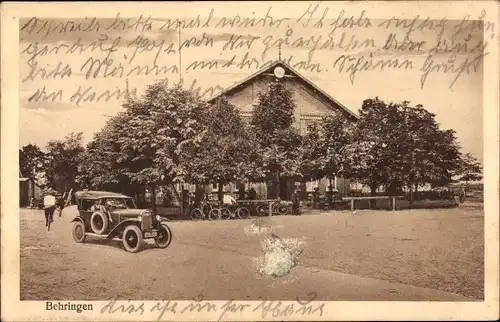 Ak Behringen Bispingen in Niedersachsen, Gellersen's Gasthof, KFZ