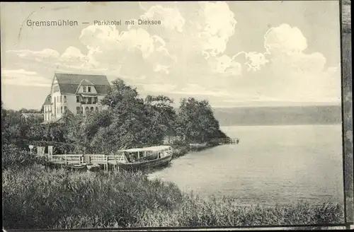 Ak Gremsmühlen Malente in Ostholstein, Parkhotel mit Dieksee