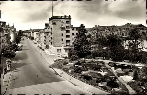 Ak Rastatt im Schwarzwald, Bahnhofstraße