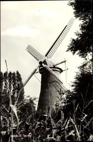 Ak Mierlo Nordbrabant Niederlande, Molen