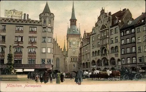 Ak München, Marienplatz