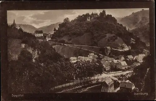 Ak Isenburg im Sayntal Westerwald, Panorama