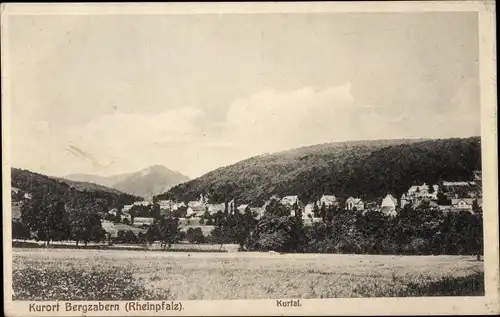 Ak Bad Bergzabern Rheinland Pfalz, Gesamtansicht, Kurtal