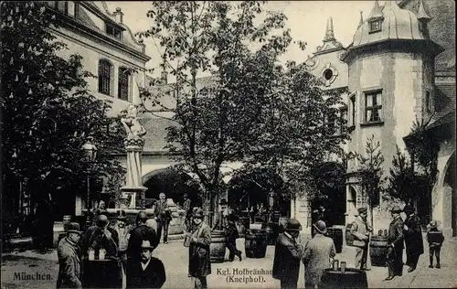 Ak München, Kgl. Hofbräuhaus (Kneiphof)