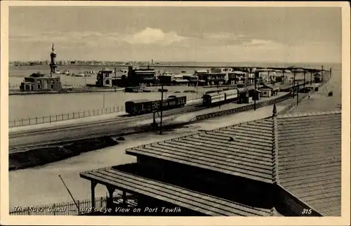 Ak Port Tewfik Ägypten, The Suez Canal