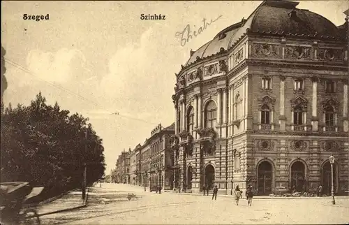 Ak Szeged Segedin Ungarn, Szinhaz