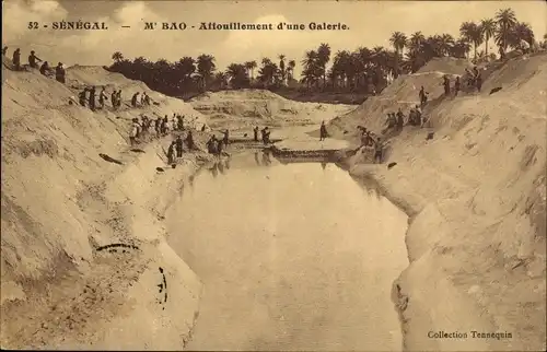 Ak Senegal, M. Bao Affouillement d'une Galerie