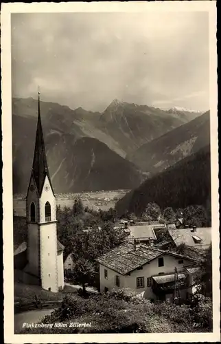 Ak Finkenberg in Tirol, Kirche, Zillertal