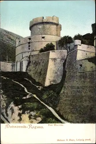 Ak Ragusa Dubrovnik Kroatien, Fort Mincetta