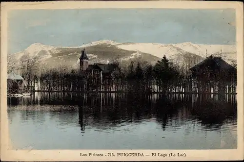Ak Puigcerda Katalonien, Los Pirineos, El Lago