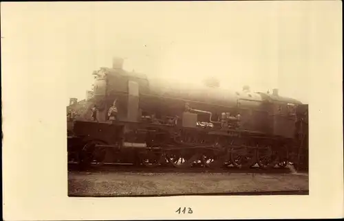 Foto Ak Britische Eisenbahn, Dampflok Nr. 113
