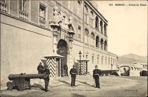 Ak Monaco, Entrée du Palais