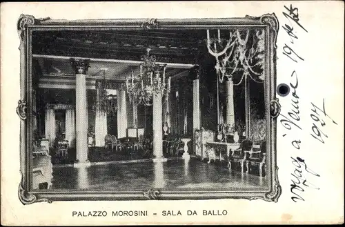 Ak Venezia Venedig Veneto, Palazzo Morosini, Sala da Ballo